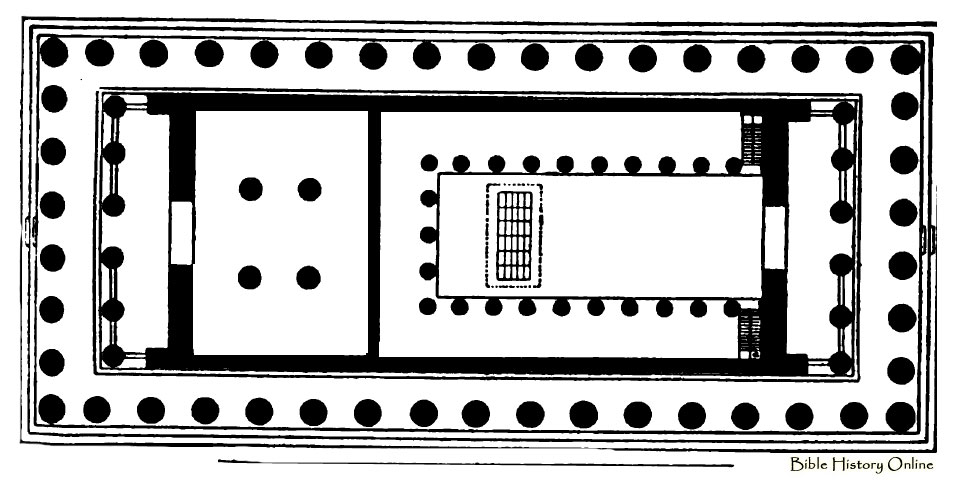 Plan of the Parthenon Images of Ancient Parthenon Temple