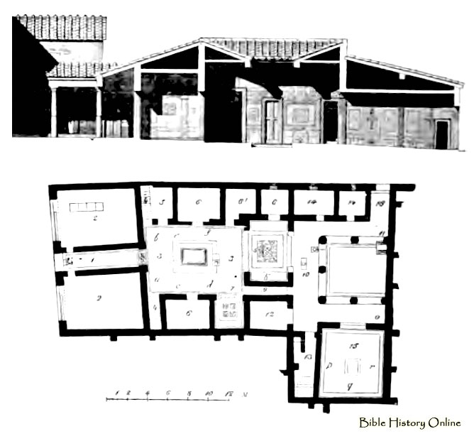 A Pompeiian House Images of Ancient Pompeiian House