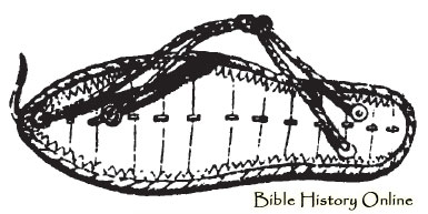 Sandals with Latches - Images of Ancient Footwear (Bible Manners and ...