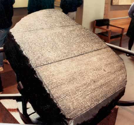 rosetta stone egyptian hieroglyphics. of the Rosetta Stone that