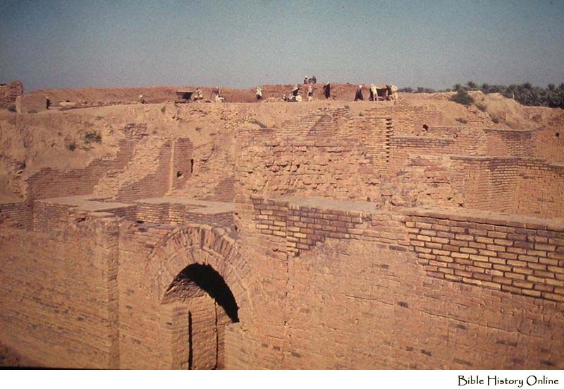 The Ruins Of Babylon Images Of Ancient Babylon Geography Plans Maps At Bible History Online