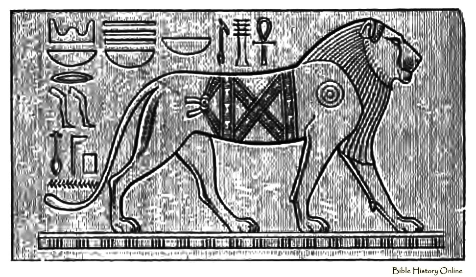 Lion From A Theban Bas-Relief
