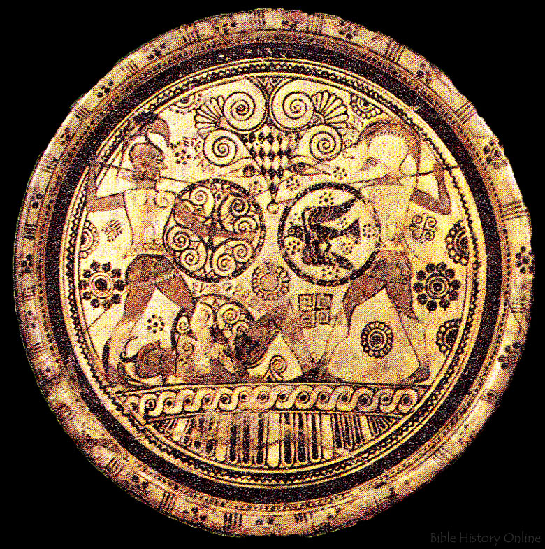 Decorated Plate from Ancient Rhodes