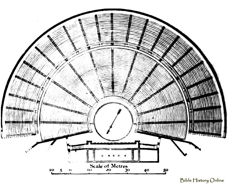 Ground Plan of the Theater at Epidaurus Images of