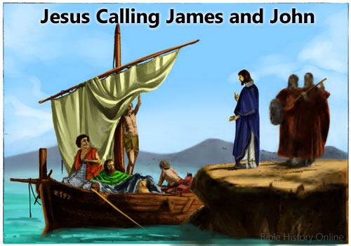 Painting of Jesus Calling James and John