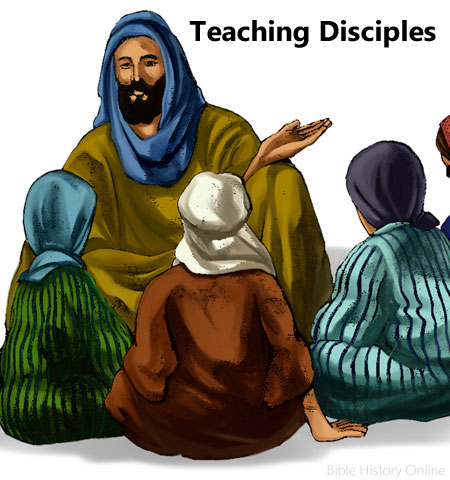 Painting of Jesus Teaching Children