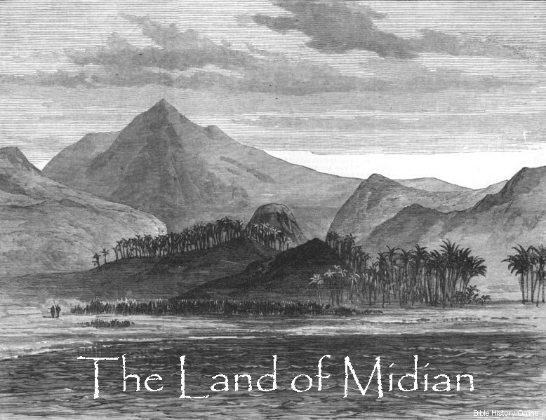 Drawing of the Land of Midian