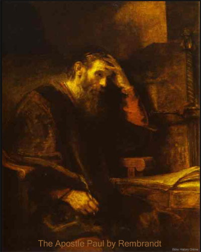 Painting of the Apostle Paul by Rembrandt - 1657