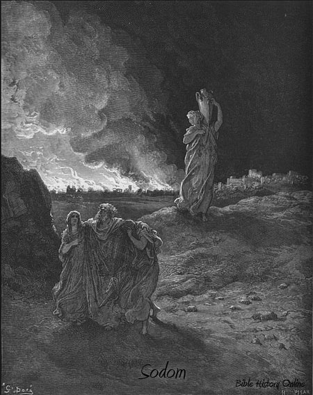 Painting of Sodom by Gustave Dore